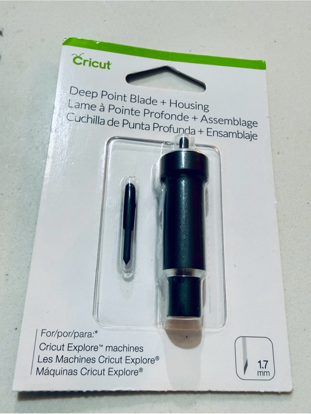 NIB Cricut Deep Point Blade + Housing